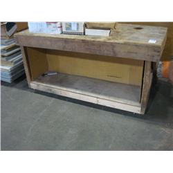 CASTERED WORK TABLE;