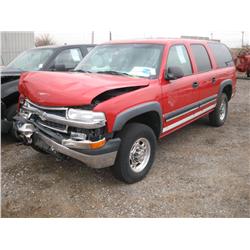 2001 CHEVROLET SUBURBAN is