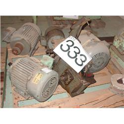EXPLOSION PROOF GEAR DRIVE & 4 MOTORS (5X)