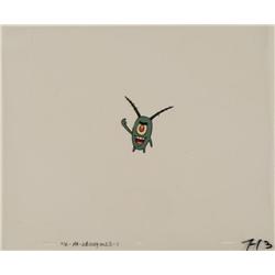 Cel Original SpongeBob Animation Plankton Big Smile
