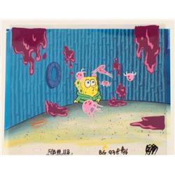 Jellyfish Cel Original Background Spongebob Animation