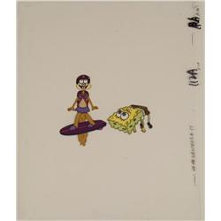 Cel Let the Wind Take You Spongebob Original Animation
