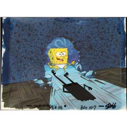 Original Background See Ya Spongebob Cel Animation