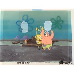 Spongebob Original Cel Background Jug Head Animation
