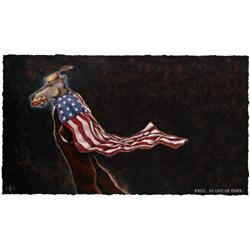 Markus Pierson Free at Great Cost Serigraph