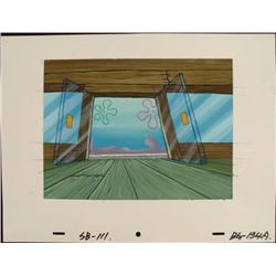 Production Background Original SpongeBob Open Art Door