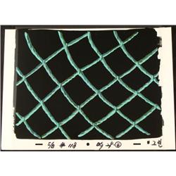 Black Background Original Production Art Cel SpongeBob