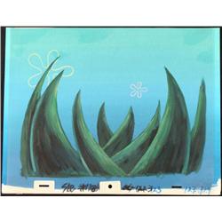 Cel Clouds Original Background Animation SpongeBob Art