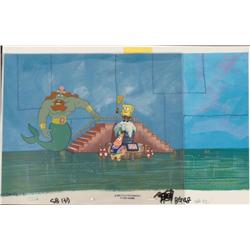 Confused Cel Original Spongebob Production Background