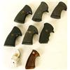 Image 1 : Collection of 8 sets of revolver grips including S&W, Pachmyr, and others.