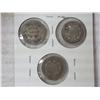 Image 2 : 3 SEATED LIBERTY HALF DIMES (VARIOUS PROBLEMS)