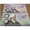 Image 1 : 2 US MINT PRESIDENTIAL DOLLAR FDC'S