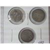 Image 1 : 3-THREE CENT PIECES (SILVER) WITH PROBLEMS