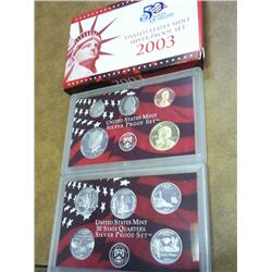 2003 US SILVER PROOF SET