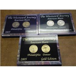 3-2005 AMERICAN BISON NICKEL SETS (AS SHOWN)