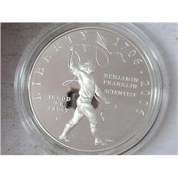 2006 FRANKLIN "SCIENTIST" PROOF US SILVER DOLLAR