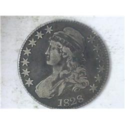 1828 BUST HALF DOLLAR (VERY FINE)