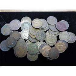 50 ASSORTED INDIAN HEAD CENTS