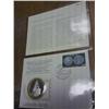 Image 1 : 1976 MONACO FDC'S WITH PROOF .6 OZ STERLING MEDAL
