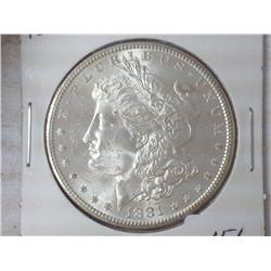 1881-S MORGAN SILVER DOLLAR (UNC)
