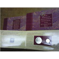 1993 JEFFERSON COIN & CURRENCY SET