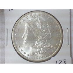 1884-O MORGAN SILVER DOLLAR (UNC)
