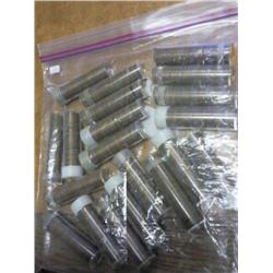 20 ROLLS OF SOLID DATE WHEAT LINCOLN CENTS