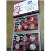 Image 1 : 2001 US SILVER PROOF SET BETTER DATE