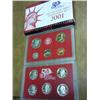 Image 2 : 2001 US SILVER PROOF SET BETTER DATE