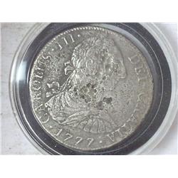 1777 SPANISH 8 REALES (PIRATE TREASURE?)