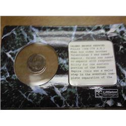 VALENS 364-378 A.D. BRONZE REDUCED FOLLIS