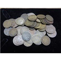 50 ASSORTED INDIAN HEAD CENTS