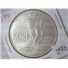 Image 1 : 1991-D KOREAN WAR US SILVER DOLLAR (UNC)