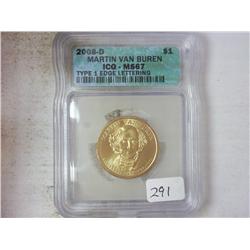 2008-D VAN BUREN $ ICG MS67