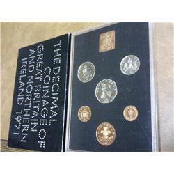 1971 GREAT BRITAIN AND NORTHERN IRELAND PROOF SET