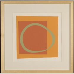 Denise Duplock Signed Print Optic Abstract Art