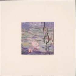 Monet Water Lilies and Willow Branches Small Art Print
