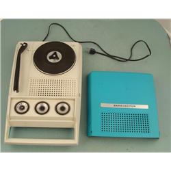 Barrington Vintage Portable Record Player Radio