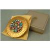 Image 1 : Evans Vintage 1950s Jeweled Compact Fifties