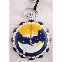 Unusual Deco Art to Wear Erte Pocket Watch