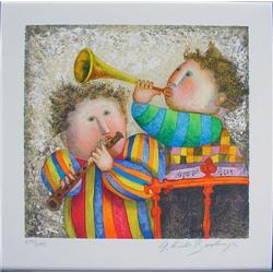 MUSIQUE POUR LES YEUX Signed LE Art Print Boulanger