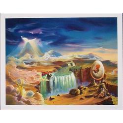 Wild Weird Surreal Signed Fine Art Print THE BIRTH