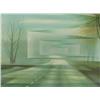 Image 2 : Frank Licsko ROADS Signed Surreal Landscape Art Print
