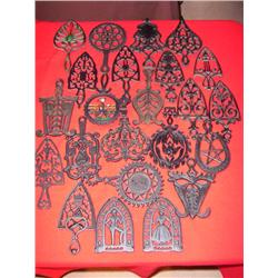 23 Pc Antique Trivet Collection Wilton, Adams, Emig,