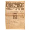 Image 1 : JFK Assassination Newspaper