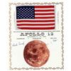 Image 1 : Apollo 12 Flown U.S. Flag
