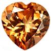 7.47ct Heart Orange Imperial Topaz Appr Est $19k (GEM-27758)