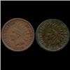 Image 1 : 1885 Indian Cent Lot of 2 Hi Grade (COI-7495)