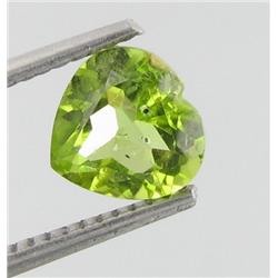 1.31ct Heart Shape Green Peridot Tanzania (GEM-27814A)