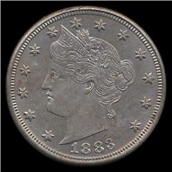 1883 Liberty NC 5c BU MS65PL+ (COI-7778)